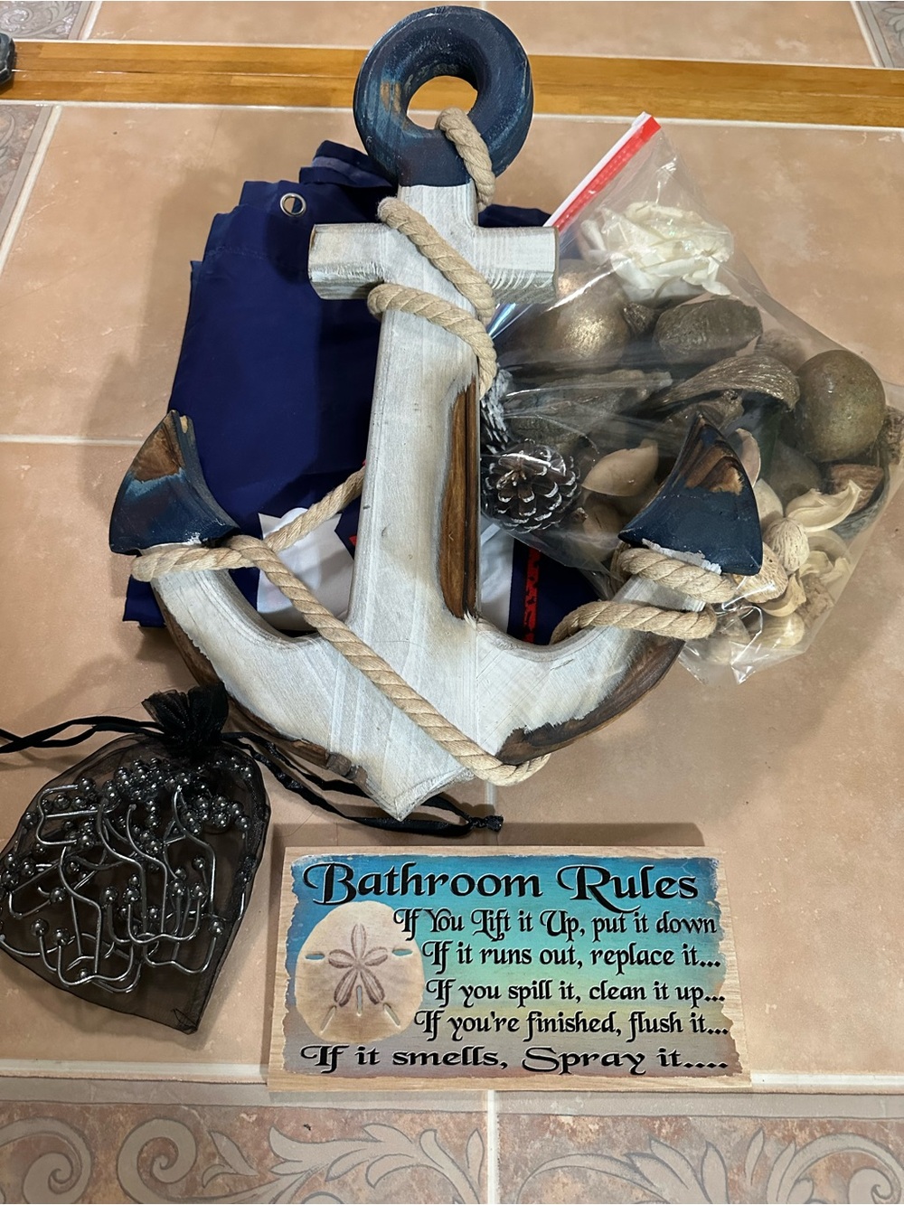 HOST PICK 5 item set including Nautical Anchor Wall Decor PLUS! - Picture 2 of 11